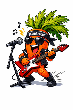 Möhri - gsund.rocks Maskottchen