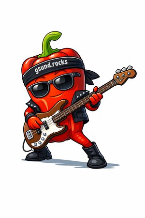 Pepe - der Bassist der gsund.rocks Band